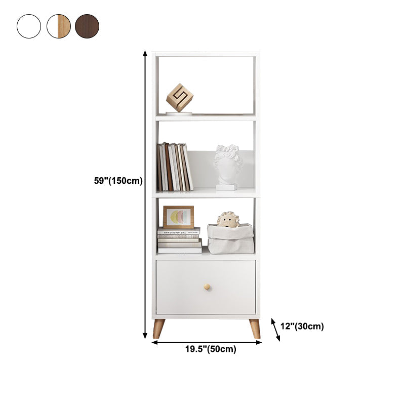 Bibliothèque standard bibliothèque scandinave étagère pour le bureau à domicile