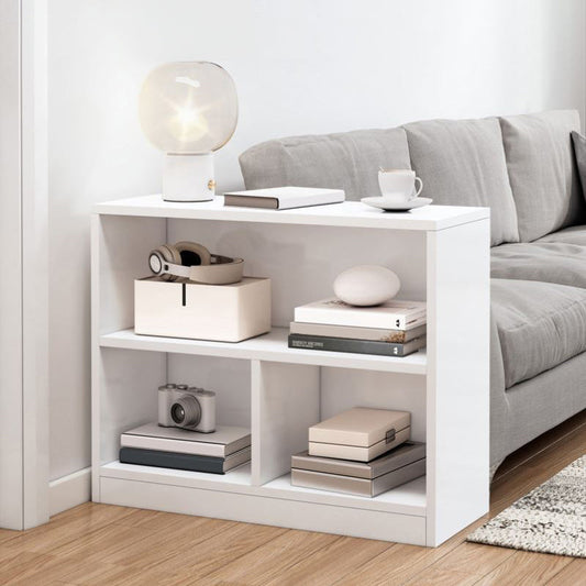 Closed Back Bookshelf Engineered Wood Bookcase for Study Room