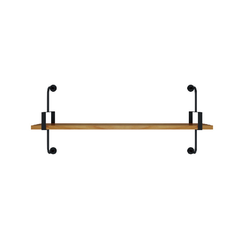 7.87 "W estantería de estilo industrial montado en la pared para la sala de estudio del hogar