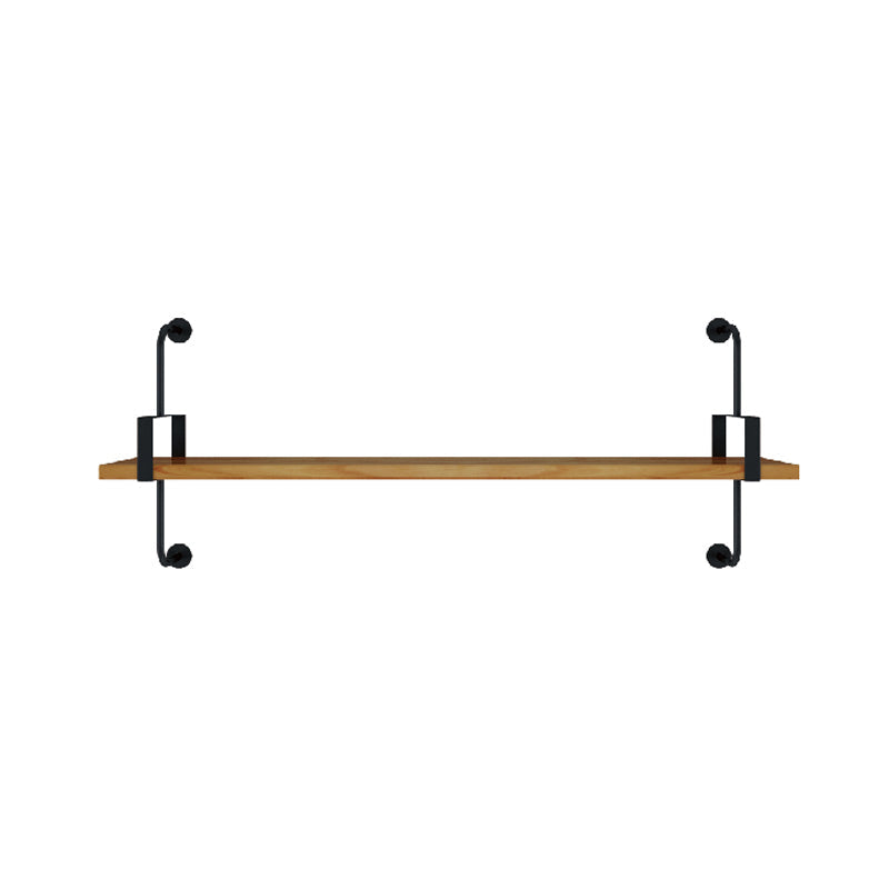 7.87 "W estantería de estilo industrial montado en la pared para la sala de estudio del hogar