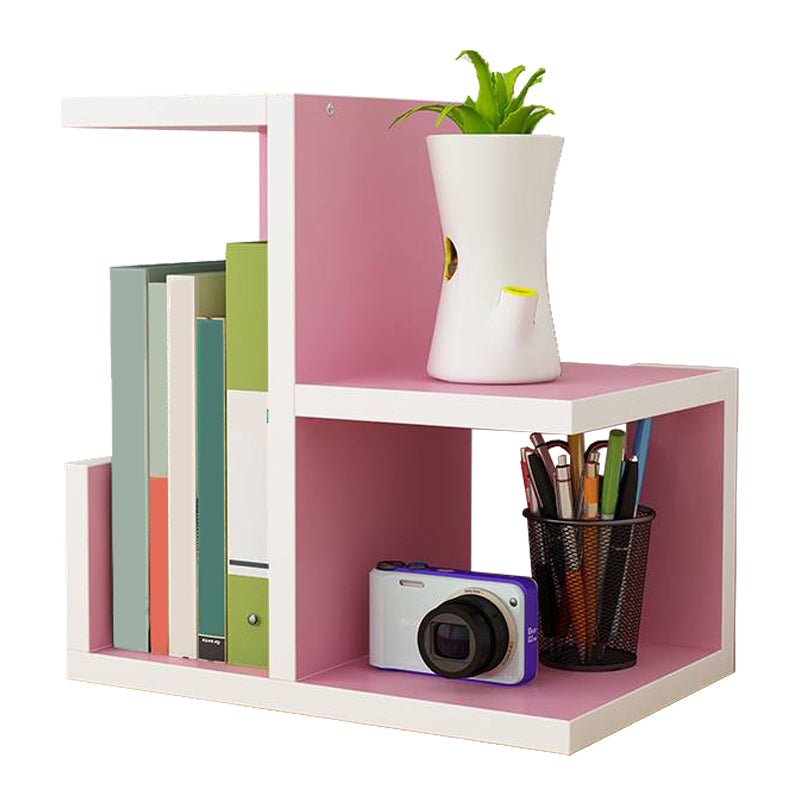 Estantería de estilo escandinavo abierta estantería de madera para la oficina