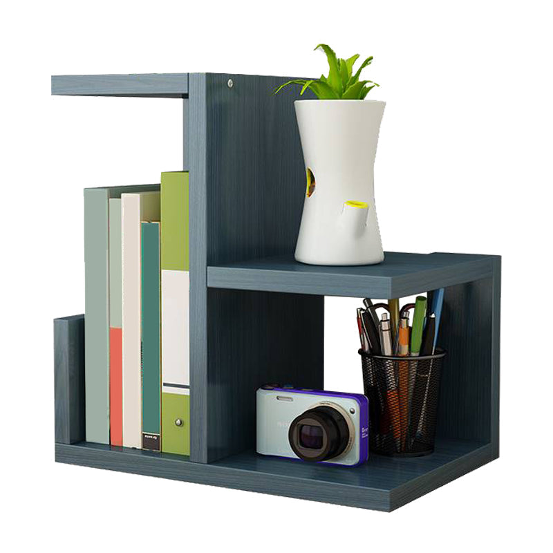 Estantería de estilo escandinavo abierta estantería de madera para la oficina