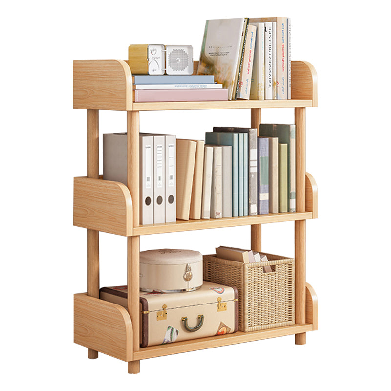 Scandinavian Bookshelf Engineered Wood Shelf Bookcase for Office 15.7"L x 9.4"W x 31.1"H Natural Clearhalo 'Bookcases' 'furn' 'furn_bookcases' 'Furniture' 'Office Furniture' 5272069