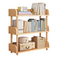 Scandinavian Bookshelf Engineered Wood Shelf Bookcase for Office 24"L x 9"W x 31"H Natural Clearhalo 'Bookcases' 'furn' 'furn_bookcases' 'Furniture' 'Office Furniture' 5272071