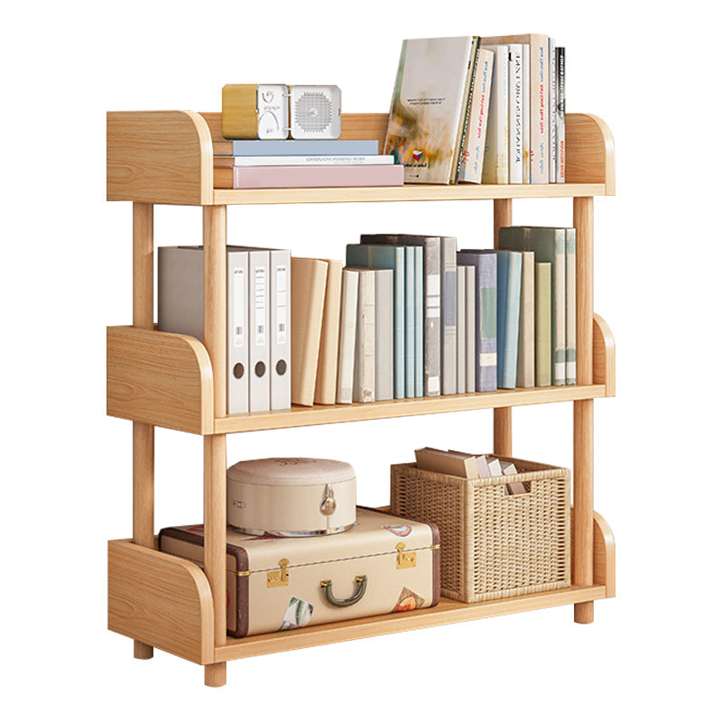 Scandinavian Bookshelf Engineered Wood Shelf Bookcase for Office 24"L x 9"W x 31"H Natural Clearhalo 'Bookcases' 'furn' 'furn_bookcases' 'Furniture' 'Office Furniture' 5272071