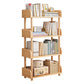 Scandinavian Bookshelf Engineered Wood Shelf Bookcase for Office 15.7"L x 9.4"W x 43.3"H Natural Clearhalo 'Bookcases' 'furn' 'furn_bookcases' 'Furniture' 'Office Furniture' 5272072