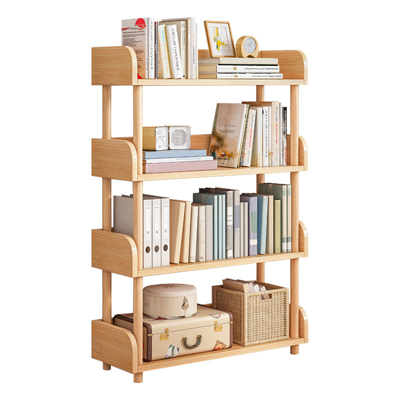 Scandinavian Bookshelf Engineered Wood Shelf Bookcase for Office 23.6"L x 9.4"W x 43.3"H Natural Clearhalo 'Bookcases' 'furn' 'furn_bookcases' 'Furniture' 'Office Furniture' 5272073