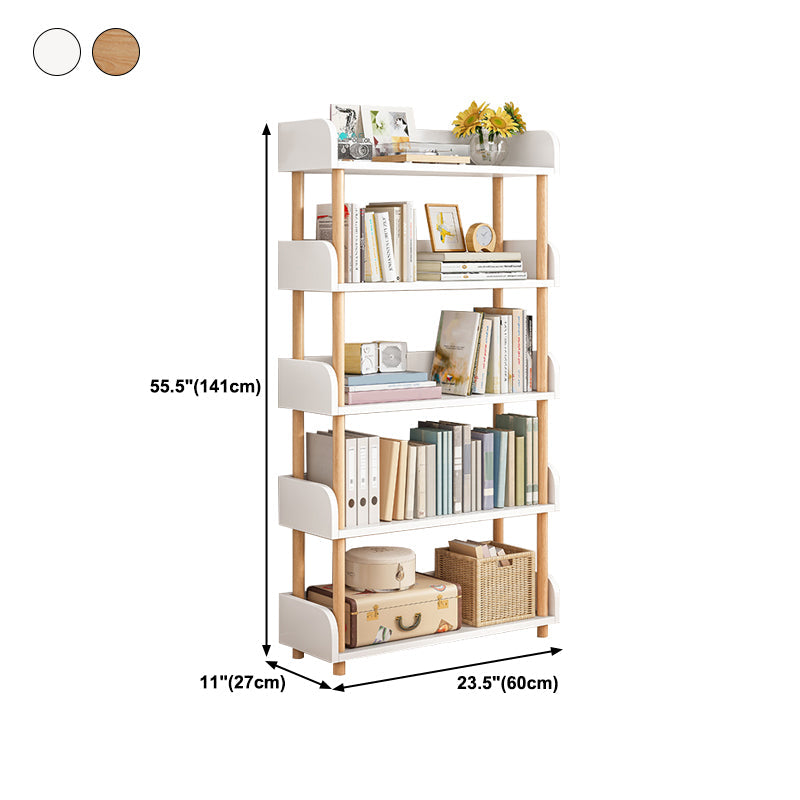 Scandinavian Bookshelf Engineered Wood Shelf Bookcase for Office Clearhalo 'Bookcases' 'furn' 'furn_bookcases' 'Furniture' 'Office Furniture' 5272079