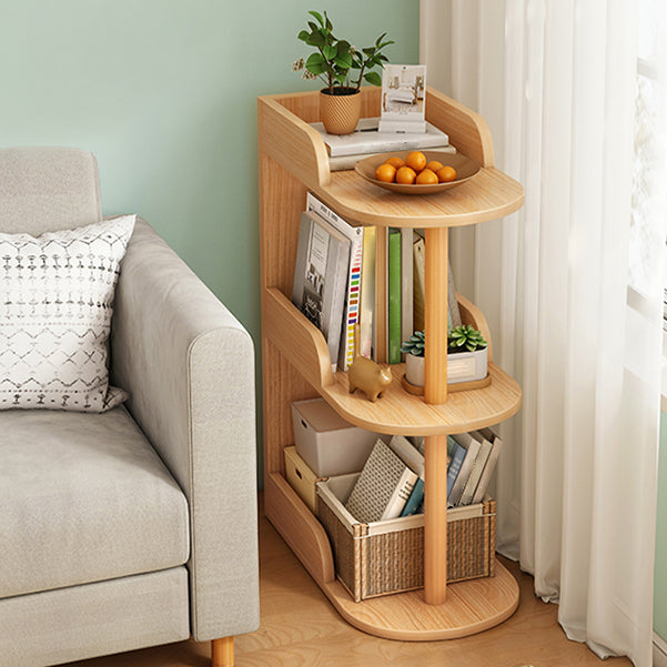 Bibliothèque d'étagère en bois d'ingénierie Scandinave Bidret à l'office