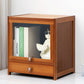 Brown Shelf Bookcase with Doors Standard Bookcase for Office