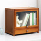 Brown Shelf Bookcase with Doors Standard Bookcase for Office