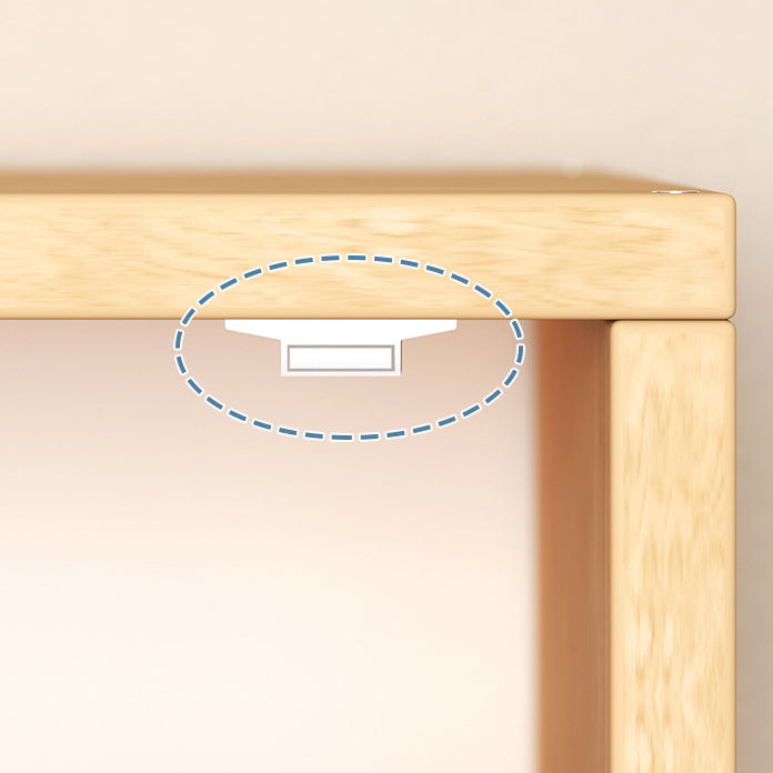 ウッドブックケーススカンジナビアの本棚、13.78 "L x 9.45" w x 13.78 "h