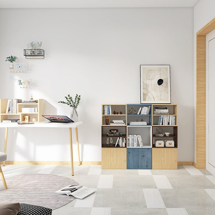 ウッドブックケーススカンジナビアの本棚、13.78 "L x 9.45" w x 13.78 "h