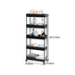 Scandinavian Shelf Bookcase Metal Vertical Book Shelf for Home Office