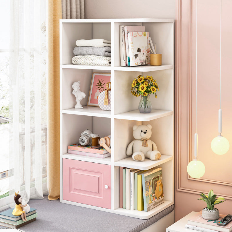 Modern Style Bookshelf Wood Closed Back Bookcase for Home Office Clearhalo 'Bookcases' 'furn' 'furn_bookcases' 'Furniture' 'Office Furniture' 5272233