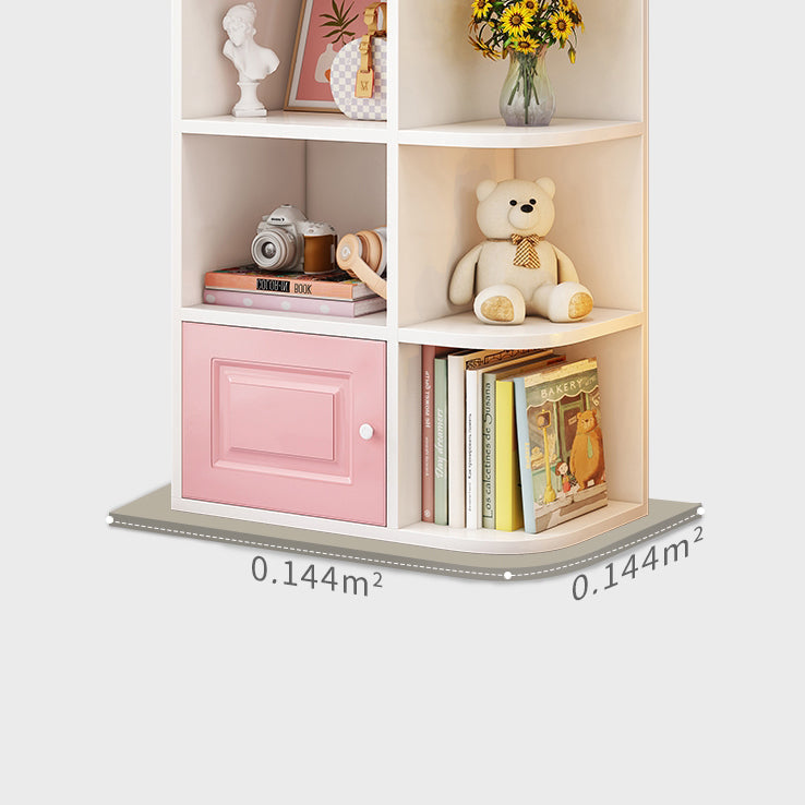 Modern Style Bookshelf Wood Closed Back Bookcase for Home Office Clearhalo 'Bookcases' 'furn' 'furn_bookcases' 'Furniture' 'Office Furniture' 5272239