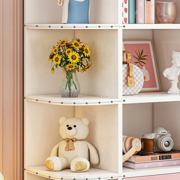 Modern Style Bookshelf Wood Closed Back Bookcase for Home Office Clearhalo 'Bookcases' 'furn' 'furn_bookcases' 'Furniture' 'Office Furniture' 5272240