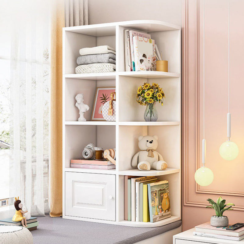 Modern Style Bookshelf Wood Closed Back Bookcase for Home Office Clearhalo 'Bookcases' 'furn' 'furn_bookcases' 'Furniture' 'Office Furniture' 5272242