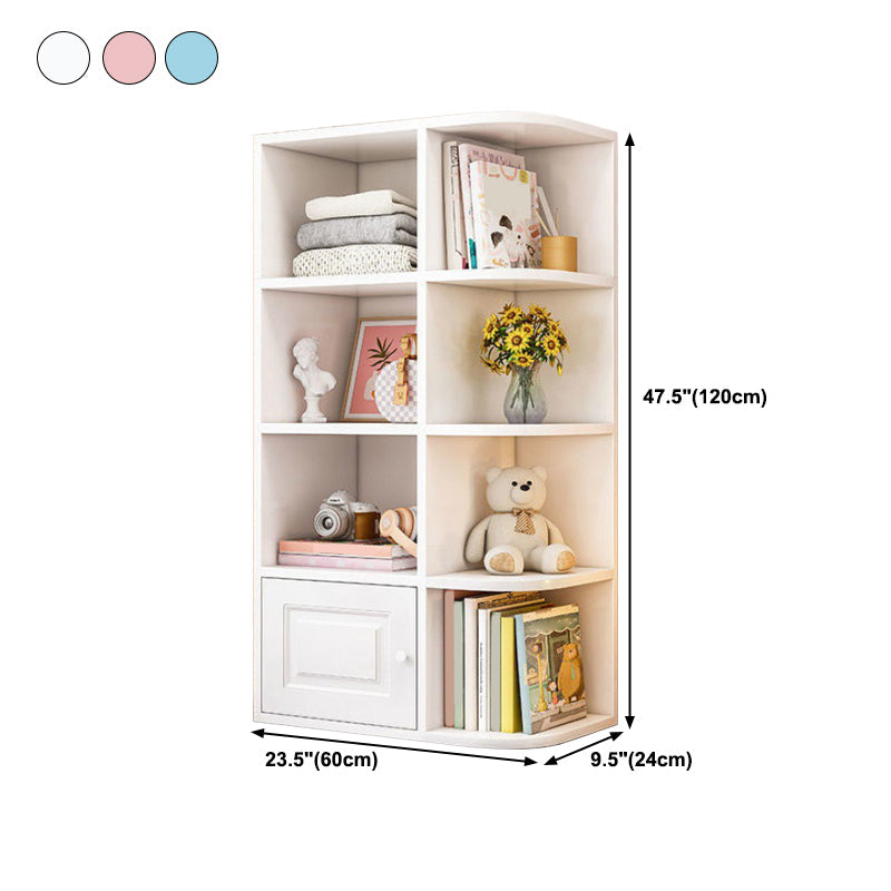 Modern Style Bookshelf Wood Closed Back Bookcase for Home Office Clearhalo 'Bookcases' 'furn' 'furn_bookcases' 'Furniture' 'Office Furniture' 5272243