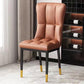 Glam Chair Parsons Chair Leather Dining Furniture in Matte Finish Clearhalo 'Dining Chairs' 'Dining Tables & Seating' 'dining_chair' 'furn' 'furn_dining_chair' 'Furniture' 'Kitchen & Dining Furniture' 5272277