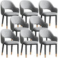 Scandinavian Meeting Room Open Back Arm Chair Matte Finish Leather Dining Chair Light Gray 8 Piece Set Black Gold Clearhalo 'Dining Chairs' 'Dining Tables & Seating' 'dining_chair' 'furn' 'furn_dining_chair' 'Furniture' 'Kitchen & Dining Furniture' 5272379