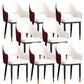 Scandinavian Meeting Room Open Back Arm Chair Matte Finish Leather Dining Chair White-Red 8 Piece Set Black Gold Clearhalo 'Dining Chairs' 'Dining Tables & Seating' 'dining_chair' 'furn' 'furn_dining_chair' 'Furniture' 'Kitchen & Dining Furniture' 5272411