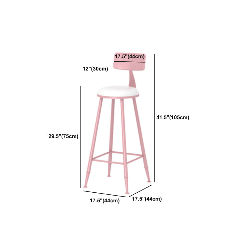 1/3/4/5 Piezas Mesa de barra de color rosa industrial Juego de bistro redondo con tapa de mármol de imitación blanca