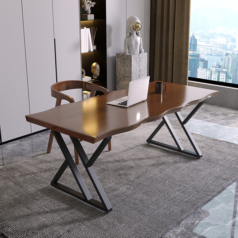 Industrial Dinette Set 1/2 Pieces Solid Wood and Metal Dining Table Set 2 Pieces: Table, 1 Chair Clearhalo 'Dining Room Sets' 'Dining Tables & Seating' 'dining_room_set' 'furn' 'furn_dining_room_set' 'Furniture' 'Kitchen & Dining Furniture' 5272433