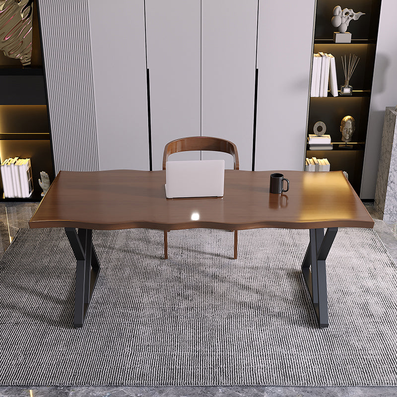 Industrial Dinette Set 1/2 Pieces Solid Wood and Metal Dining Table Set Clearhalo 'Dining Room Sets' 'Dining Tables & Seating' 'dining_room_set' 'furn' 'furn_dining_room_set' 'Furniture' 'Kitchen & Dining Furniture' 5272436