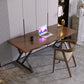 Industrial Dinette Set 1/2 Pieces Solid Wood and Metal Dining Table Set Clearhalo 'Dining Room Sets' 'Dining Tables & Seating' 'dining_room_set' 'furn' 'furn_dining_room_set' 'Furniture' 'Kitchen & Dining Furniture' 5272437