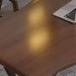 Industrial Dinette Set 1/2 Pieces Solid Wood and Metal Dining Table Set Clearhalo 'Dining Room Sets' 'Dining Tables & Seating' 'dining_room_set' 'furn' 'furn_dining_room_set' 'Furniture' 'Kitchen & Dining Furniture' 5272439