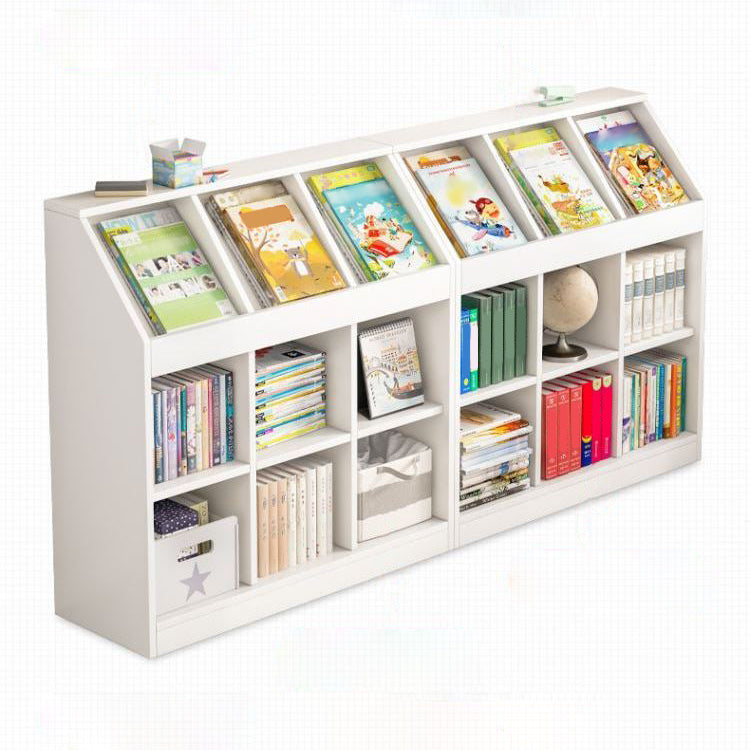 Closed Back Bookcase Standard Shelf Bookcase for Home Office