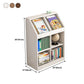 Closed Back Bookcase Standard Shelf Bookcase for Home Office
