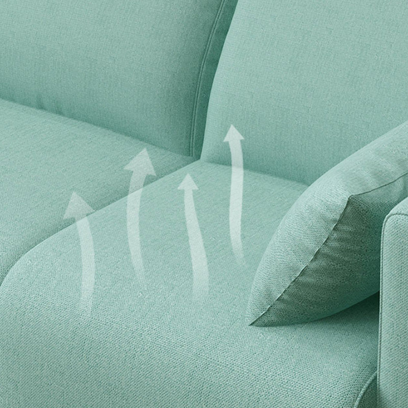 Skandinavische abnehmbare Kissen Quadratarmsofa/Sektion für Wohnzimmer