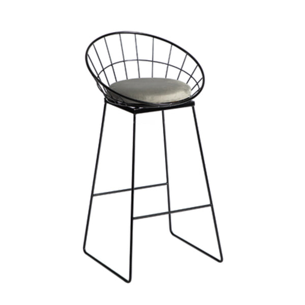 1/3 Pieces Industrial Iron Bar Table Set Round Bistro Set with Grey Faux Marble Top Dark-Grey 30"H Stool (Single) Clearhalo 'Bar Furniture' 'furn' 'furn_home_bar_bar_sets' 'Furniture' 'Home Bars & Bar Sets' 'home_bar_bar_sets' 'Kitchen & Dining Furniture' 5272595