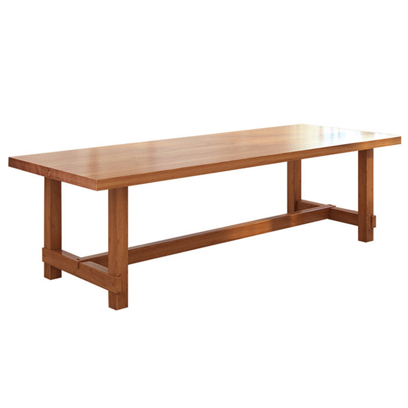 Set tavolo e panca moderni rettangolari Set da pranzo in legno massello da 1/2/3/5/9 pezzi