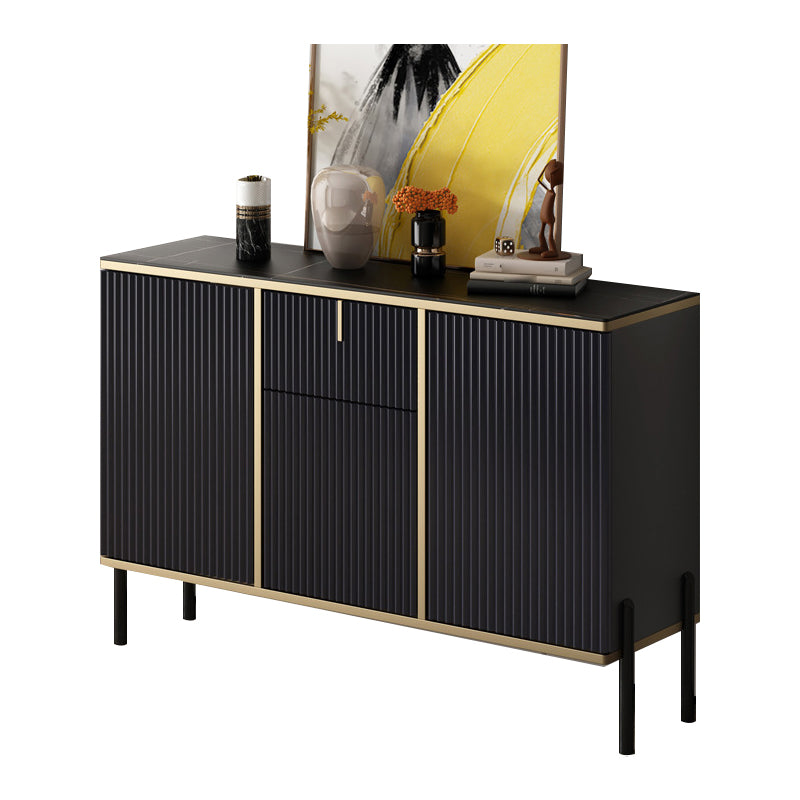 Glam Sideboard Stone Top Sideboard mit Tür für Wohnzimmer