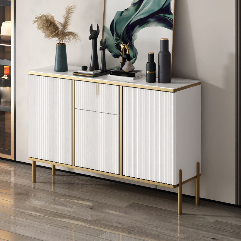 Glam Sideboard Stone Top Sideboard mit Tür für Wohnzimmer