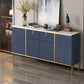 Glam Sideboard Stone Top Sideboard mit Tür für Wohnzimmer