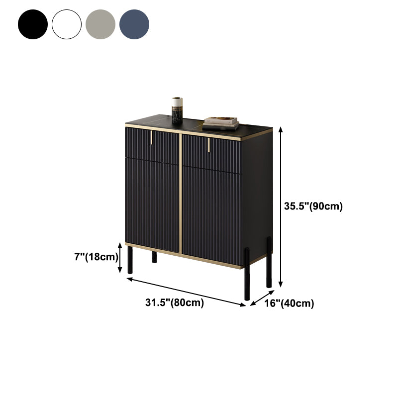 Glam Sideboard Stone Top Sideboard mit Tür für Wohnzimmer