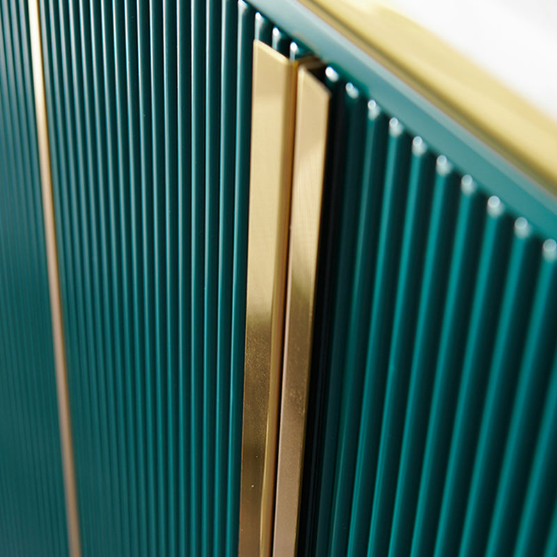 Glam Style Door Sideboard Stone Top Sideboard for Living Room Clearhalo 'buffet_sideboard' 'Buffets & Sideboards' 'furn' 'furn_buffet_sideboard' 'Furniture' 'Kitchen & Dining Furniture' 5275654