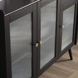 Modern Sideboard Solid Wood Sideboard with Door for Living Room Clearhalo 'buffet_sideboard' 'Buffets & Sideboards' 'furn' 'furn_buffet_sideboard' 'Furniture' 'Kitchen & Dining Furniture' 5275667