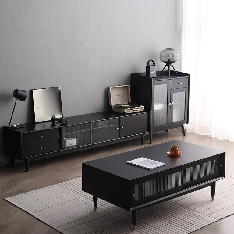 Modern Sideboard Solid Wood Sideboard with Door for Living Room Clearhalo 'buffet_sideboard' 'Buffets & Sideboards' 'furn' 'furn_buffet_sideboard' 'Furniture' 'Kitchen & Dining Furniture' 5275681