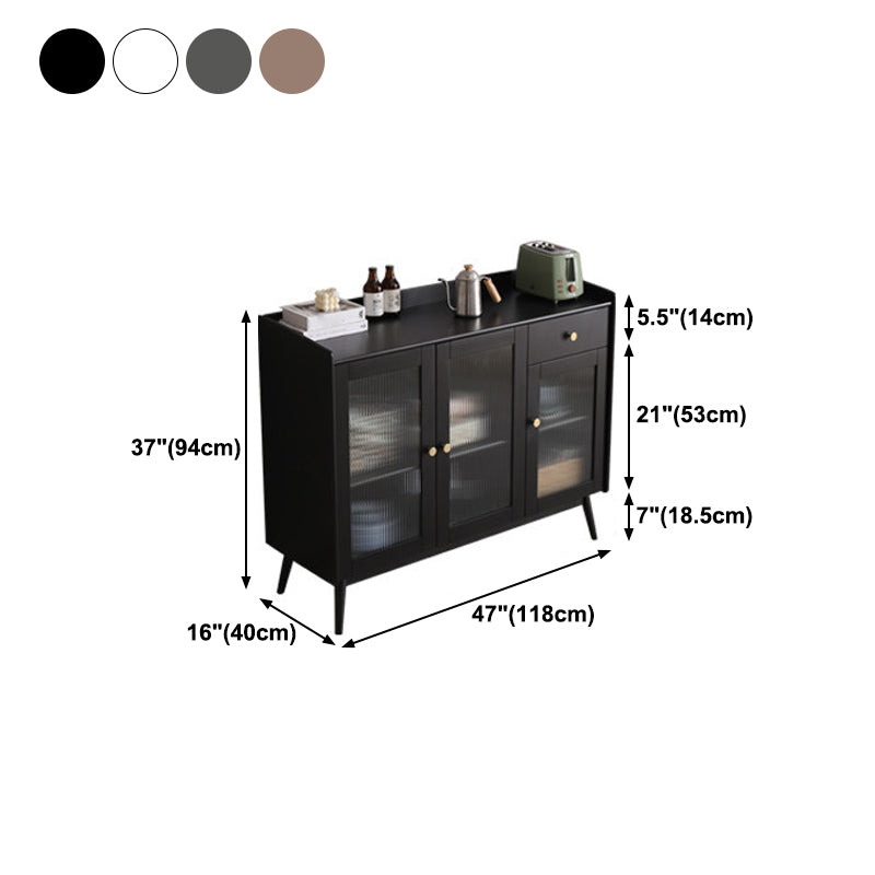 Modern Sideboard Solid Wood Sideboard with Door for Living Room Clearhalo 'buffet_sideboard' 'Buffets & Sideboards' 'furn' 'furn_buffet_sideboard' 'Furniture' 'Kitchen & Dining Furniture' 5275684