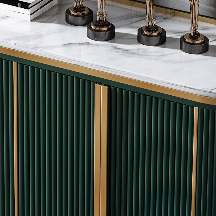 Glam Style Sideboard Stone Top Sideboard with Door for Living Room Clearhalo 'buffet_sideboard' 'Buffets & Sideboards' 'furn' 'furn_buffet_sideboard' 'Furniture' 'Kitchen & Dining Furniture' 5275697