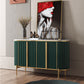 Glam Style Sideboard Stone Top Sideboard with Door for Living Room Clearhalo 'buffet_sideboard' 'Buffets & Sideboards' 'furn' 'furn_buffet_sideboard' 'Furniture' 'Kitchen & Dining Furniture' 5275703