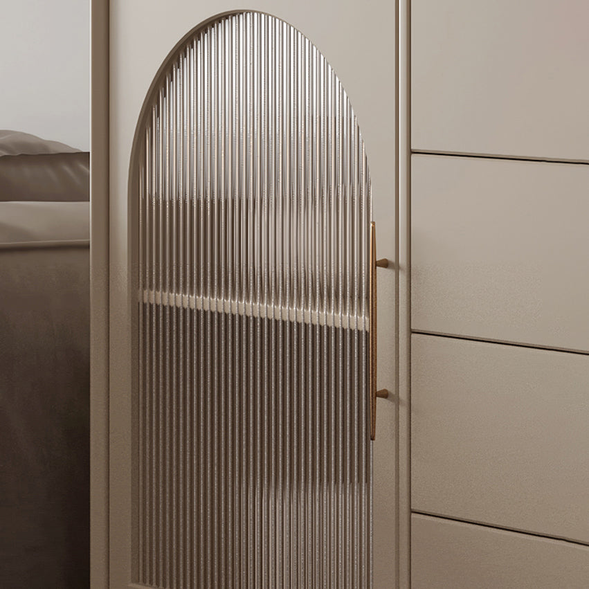 40-inch Height Wood Sideboard Simple Style 1 Door and 4 Drawer Cupboard for Living Room Clearhalo 'buffet_sideboard' 'Buffets & Sideboards' 'furn' 'furn_buffet_sideboard' 'Furniture' 'Kitchen & Dining Furniture' 5275746