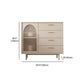 40-inch Height Wood Sideboard Simple Style 1 Door and 4 Drawer Cupboard for Living Room Clearhalo 'buffet_sideboard' 'Buffets & Sideboards' 'furn' 'furn_buffet_sideboard' 'Furniture' 'Kitchen & Dining Furniture' 5275749