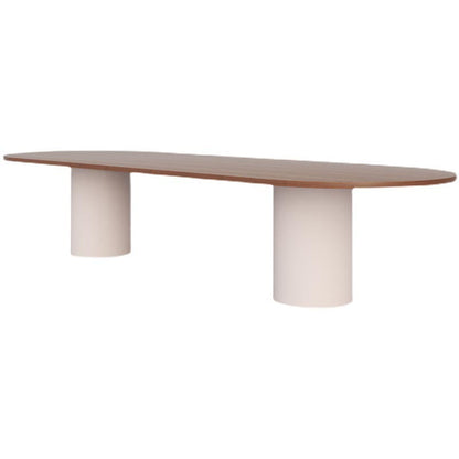 Industrial Pine Wood Office Desk Oval Desk with Solid Wood Leg Clearhalo 'furn' 'furn_office_desk' 'Furniture' 'Office Desks' 'Office Furniture' 'office_desk' 5275795