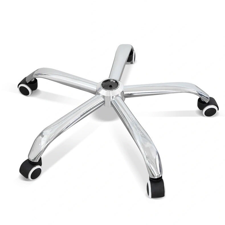 Moderne Swivel Busk -stoel met gewatteerde armen Faux lederen taakstoel met wielen